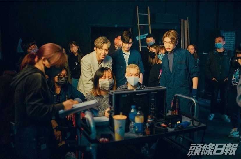 拍攝時大家都緊張出來效果。